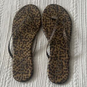 TKEES Leopard Print Sandals